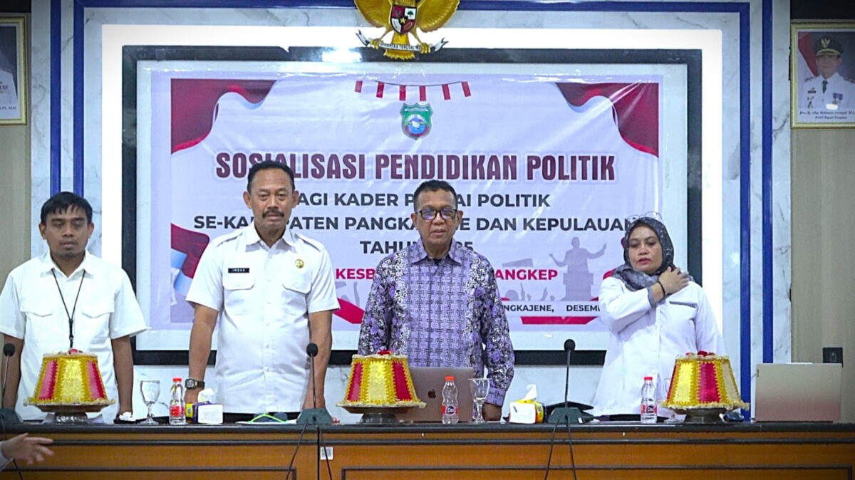 Kesbangpol Pangkep Gelar Pendidikan Politik untuk Kader Parpol
