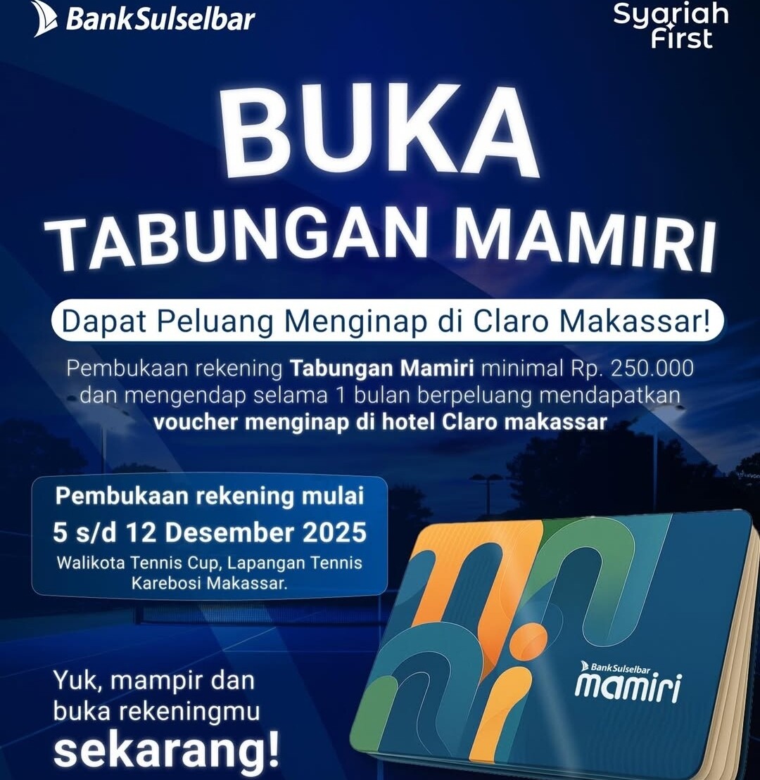 Bank Sulselbar Perkenalkan Tabungan Mamiri