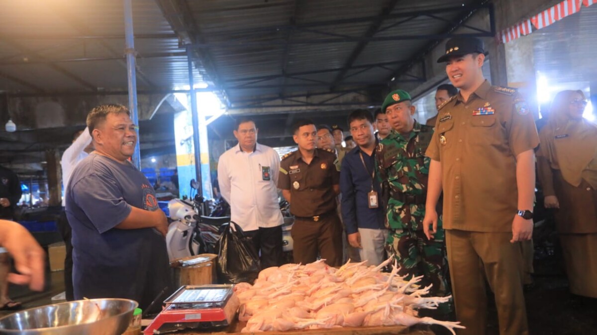 Sidak Pasar Jelang Pergantian Tahun, Sejumlah Komiditi Turun Harga