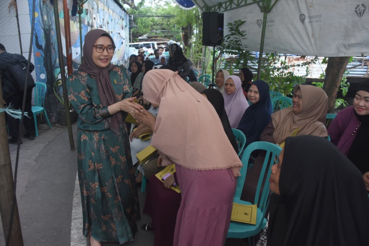 Anggota DPRD Makassar, Rezki Temui Konstituen di Maricaya Utara