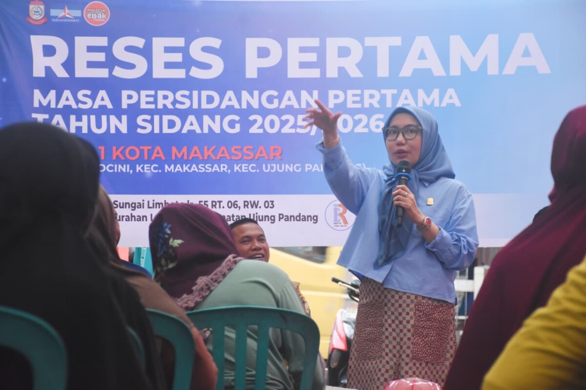 Anggota DPRD Kota Makassar, Rezki Bertemu Warga Ballaparang