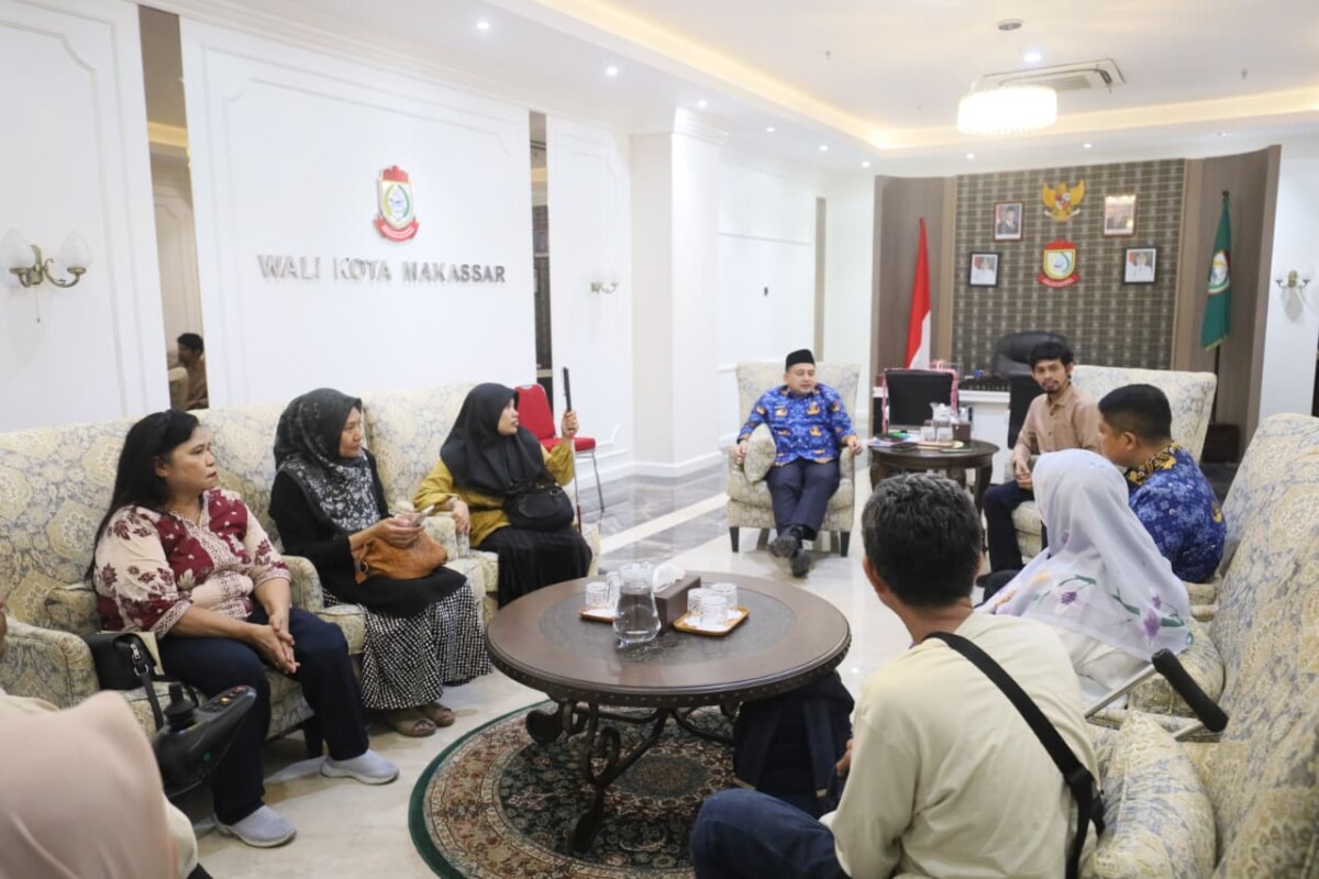 Wali Kota Makassar Ditemui Komunitas Disabilitas, Bahas HDI dan Revisi Perda