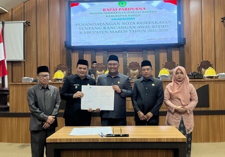 DPRD dan Pemkab Maros Sepakati Rancangan Awal RPJMD 2025–2029: Visi Misi Kepala Daerah Jadi Pedoman