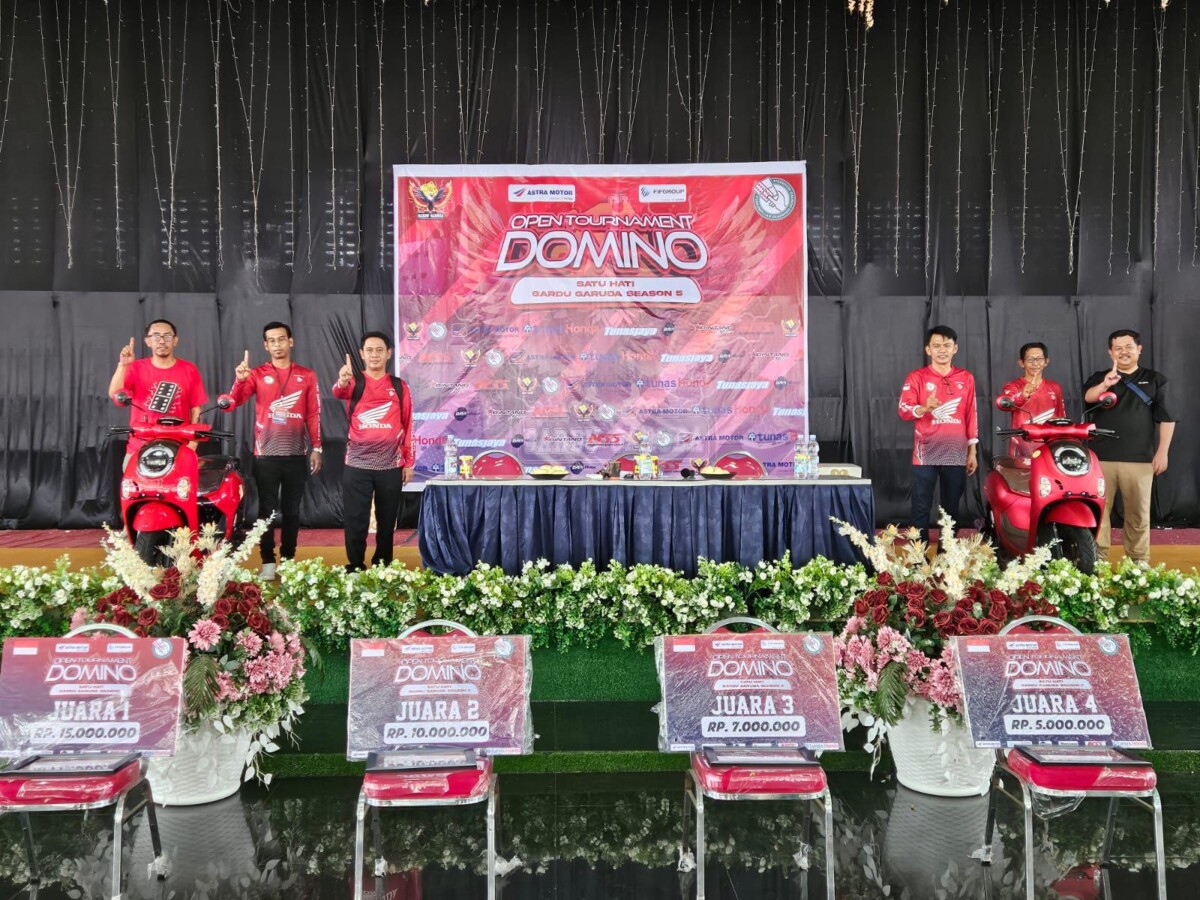 Asmo Sulsel Hadirkan Turnamen Domino dan Mini Launching Honda Scoopy