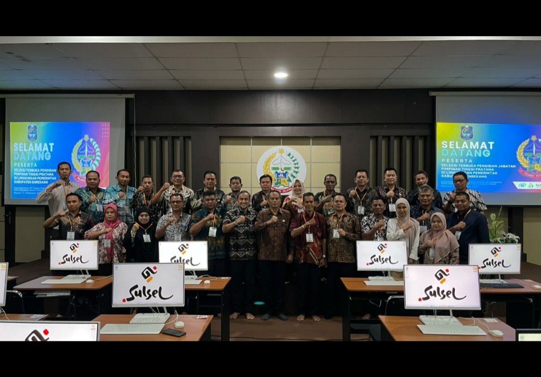 Puluhan Pejabat Enrekang Ikut Penilaian Potensi dan Kompetensi Seleksi Terbuka di Makassar