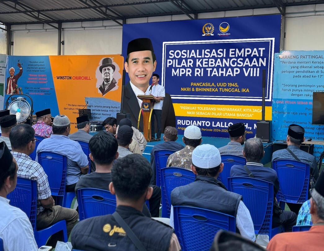 Perkuat Toleransi di Era Digital, Rudianto Lallo Sosialisasi Empat Pilar Kebangsaan