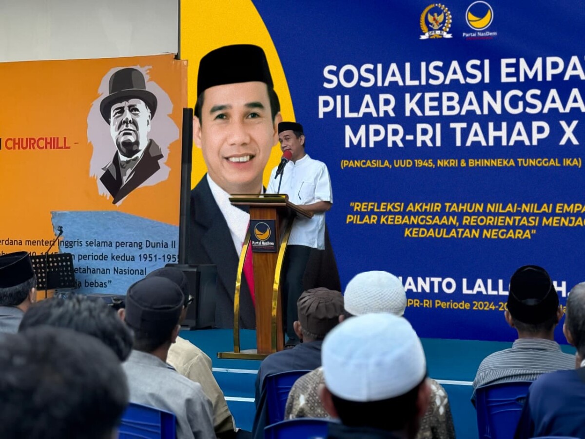 Bahas Tantangan Kedaulatan Negara, Rudianto Lallo Sosialisasi Empat Pilar Kebangsaan