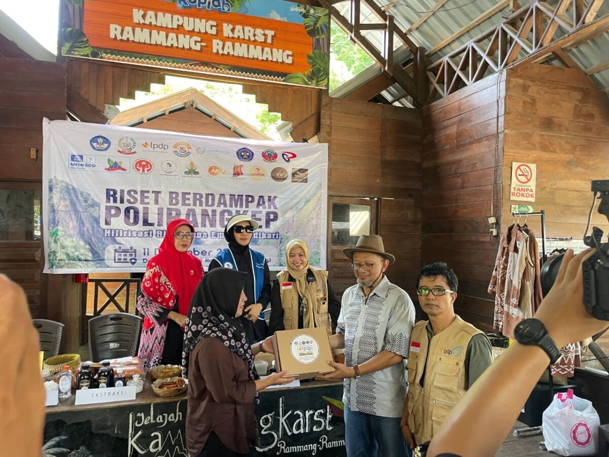 Produk Riset Polipangkep ZAPA Emas Berdikari Diliput Khusus Tim LPDP