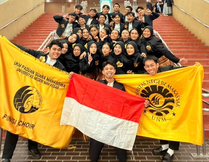 UNM Pinisi Choir Raih Juara di Kompetisi Internasional Jepang