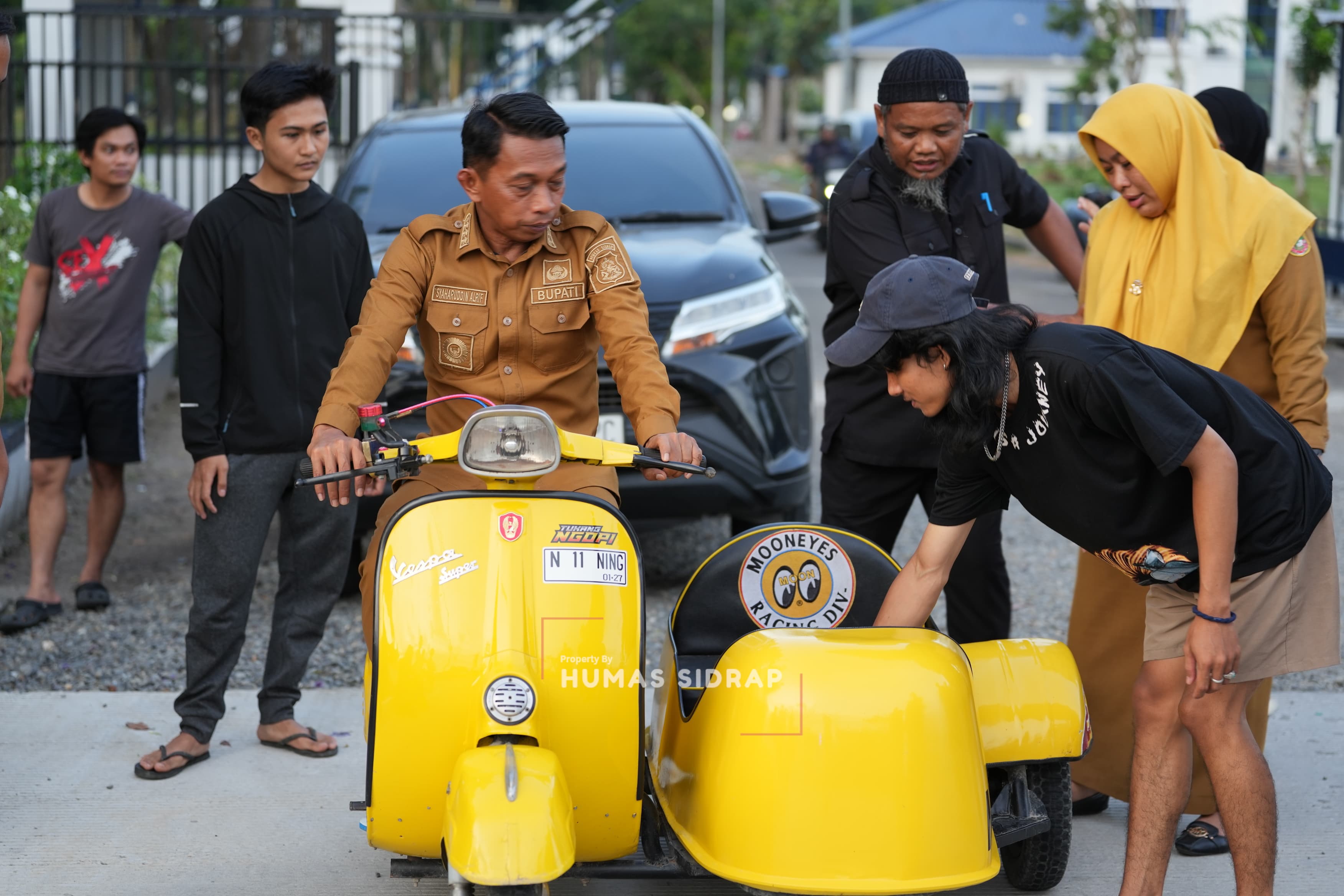 Jalan Depan SKPD Sidrap Jadi Jalur Jogging Favorit