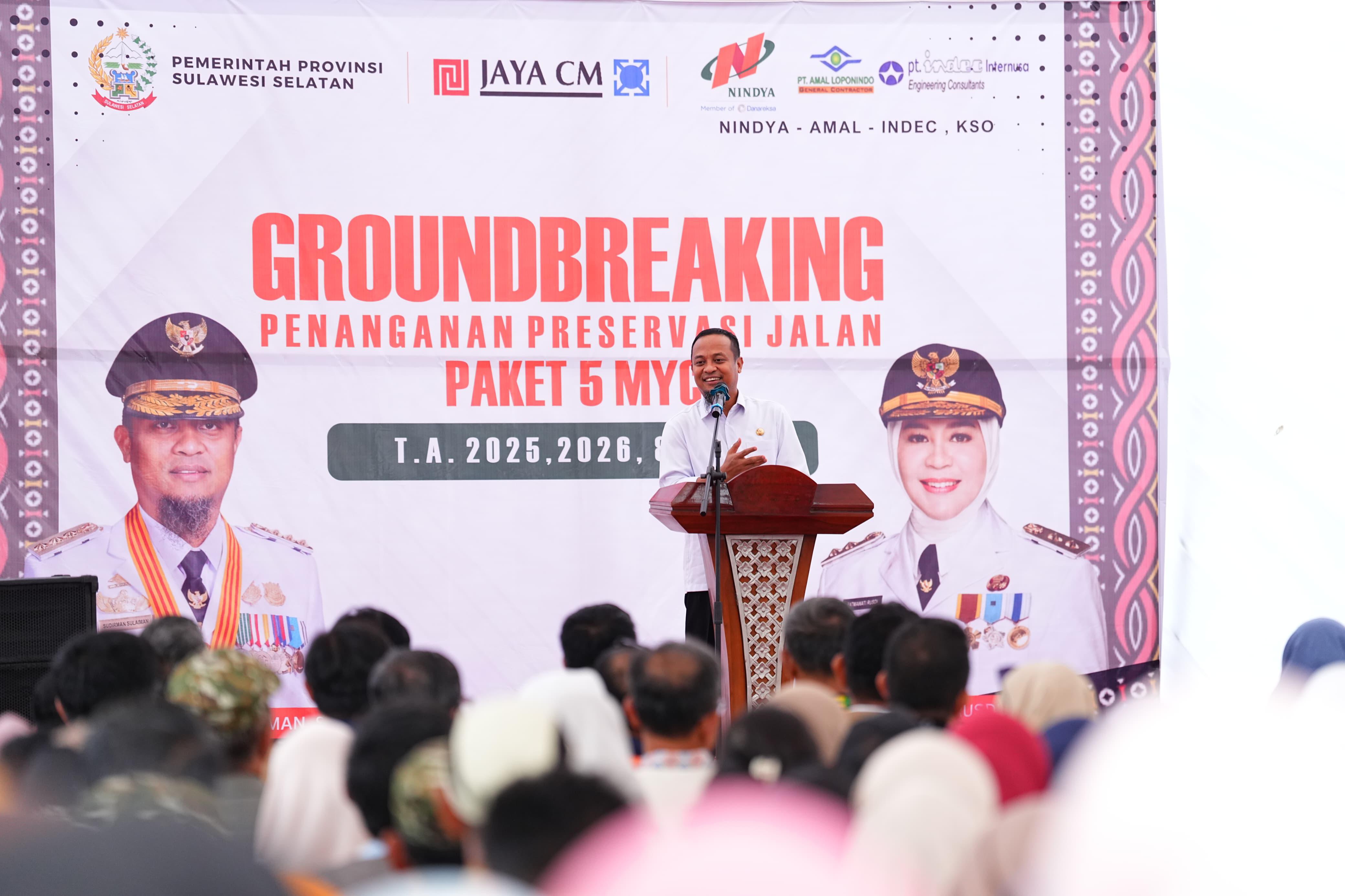 IMG-20260116-WA0006 Gubernur Sulsel Groundbreaking Jalan Paket 5 MYP Rp383 Miliar