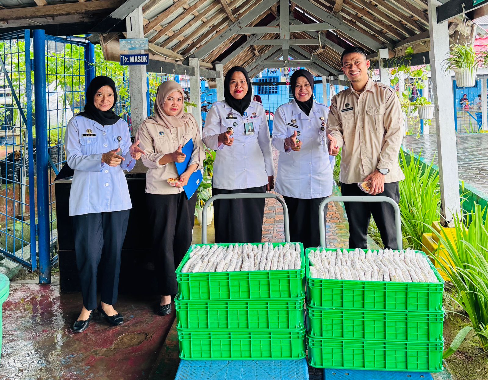Jalin Kerja Sama dengan SPPG Borongpala’la, Produk Warga Binaan LPP Sungguminasa Jadi Bahan Baku MBG