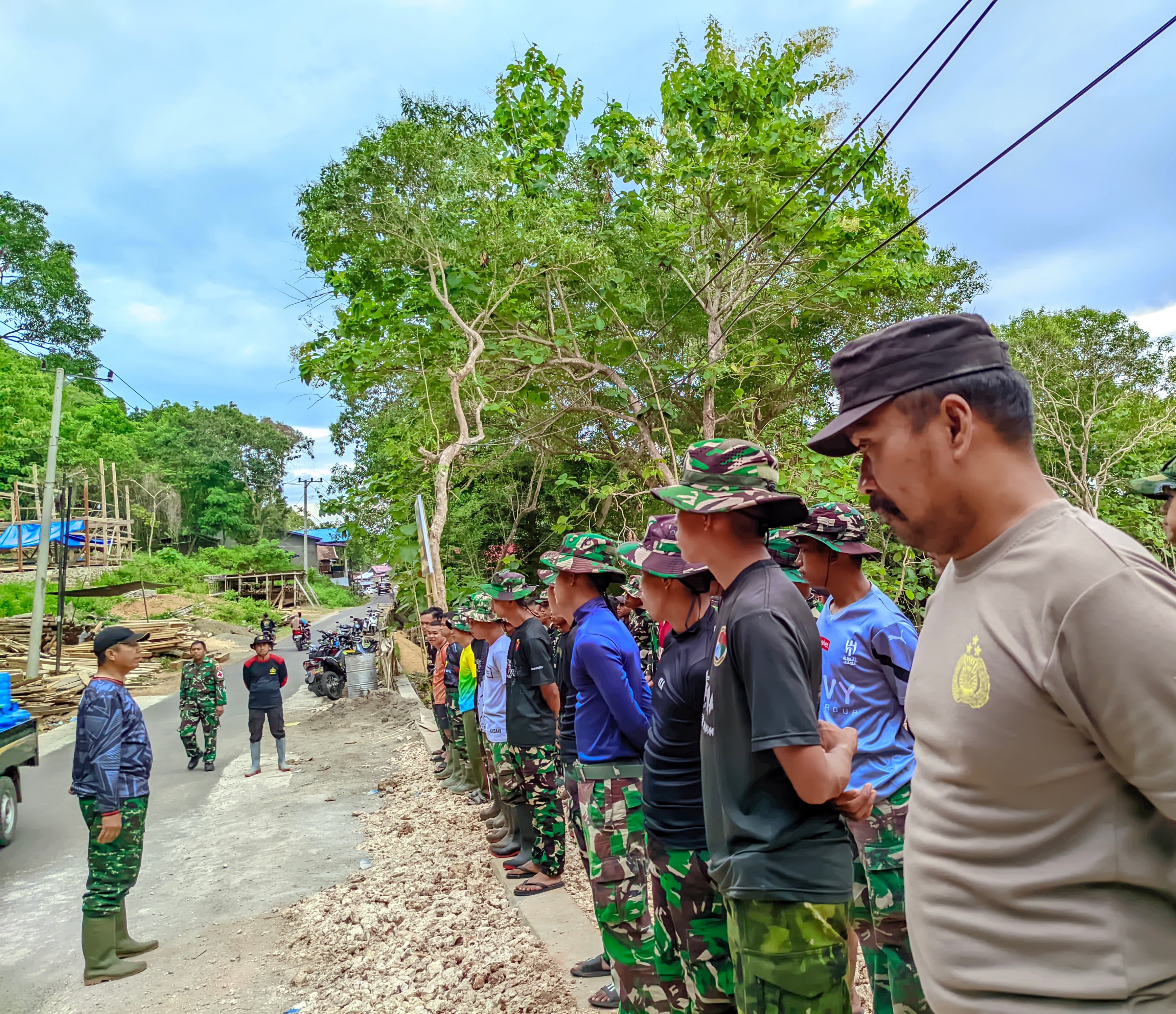 Apel Pagi Satgas TMMD ke-127, Komandan SSK Tekankan Disiplin dan Sinergitas