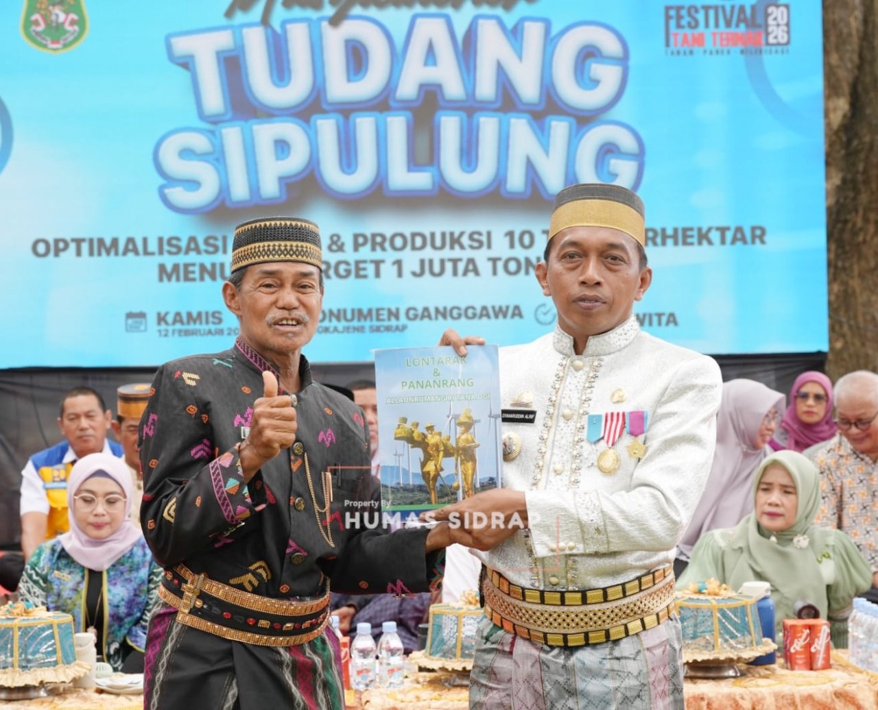 1770886164_ad59623e3ec6caa48602 Bank Sulselbar Dukung Sidrap Jadi Lumbung Pangan Nasional