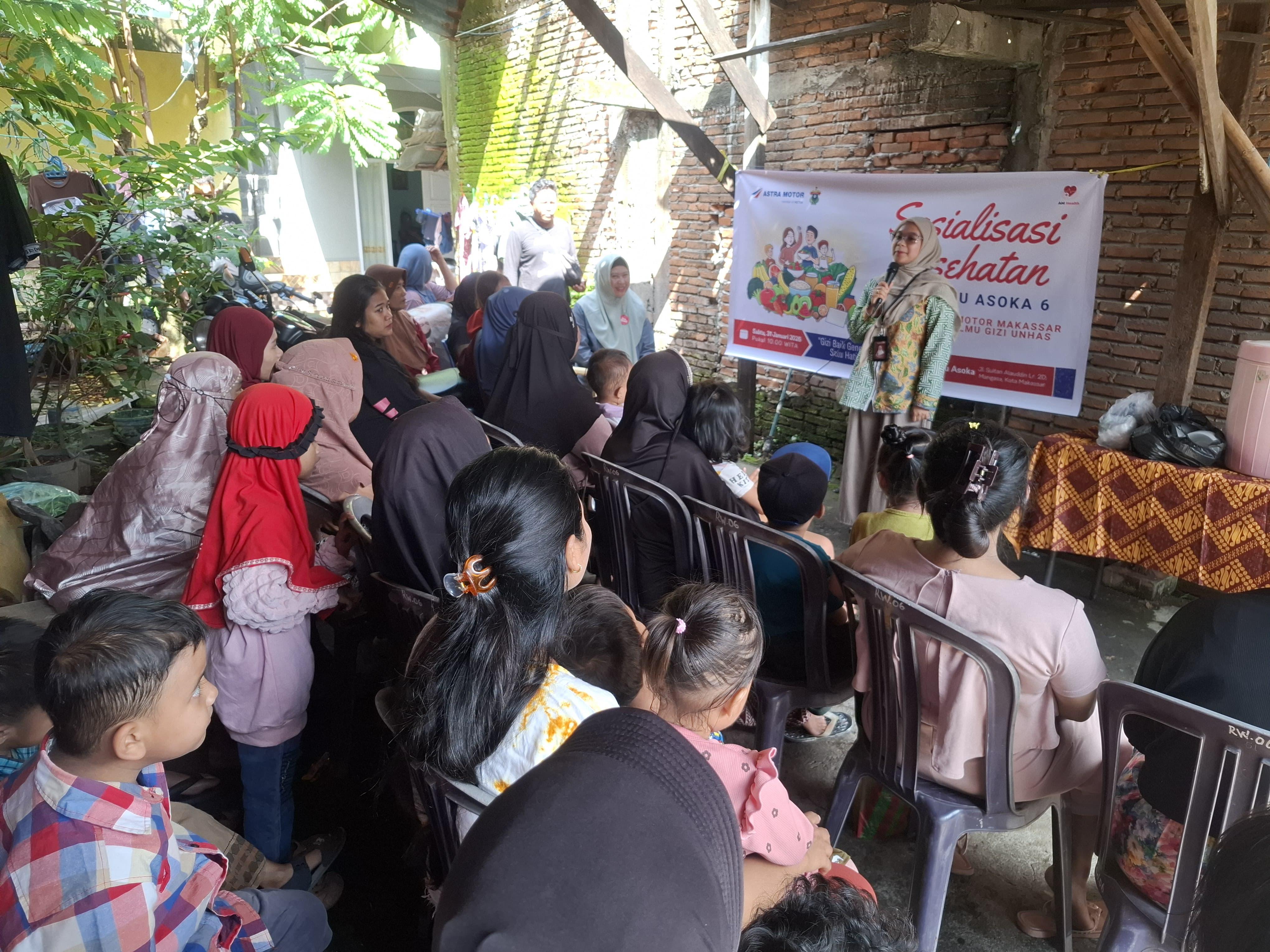 Asmo Sulsel Gelar Edukasi Gizi Baik untuk Balita dan Ibu Hamil Sambut Hari Gizi Nasional 2026