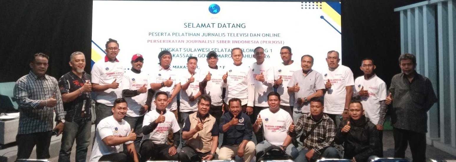 Gandeng TVRI Sulsel, Perjosi Gelar Pelatihan Jurnalis Televisi dan Online