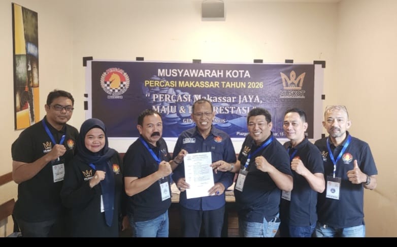 Mochtar Djuma Terpilih Aklamasi Pimpin Percasi Kota Makassar