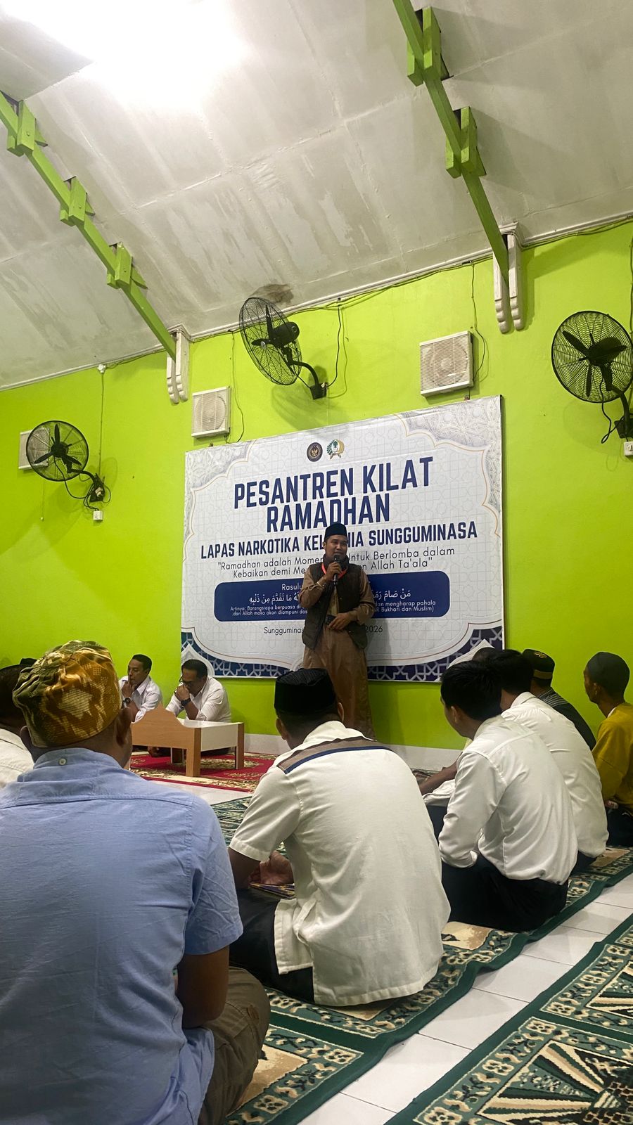 Warga Binaan Lapas Narkotika Sungguminasa Ikuti Pesantren Kilat Ramadan