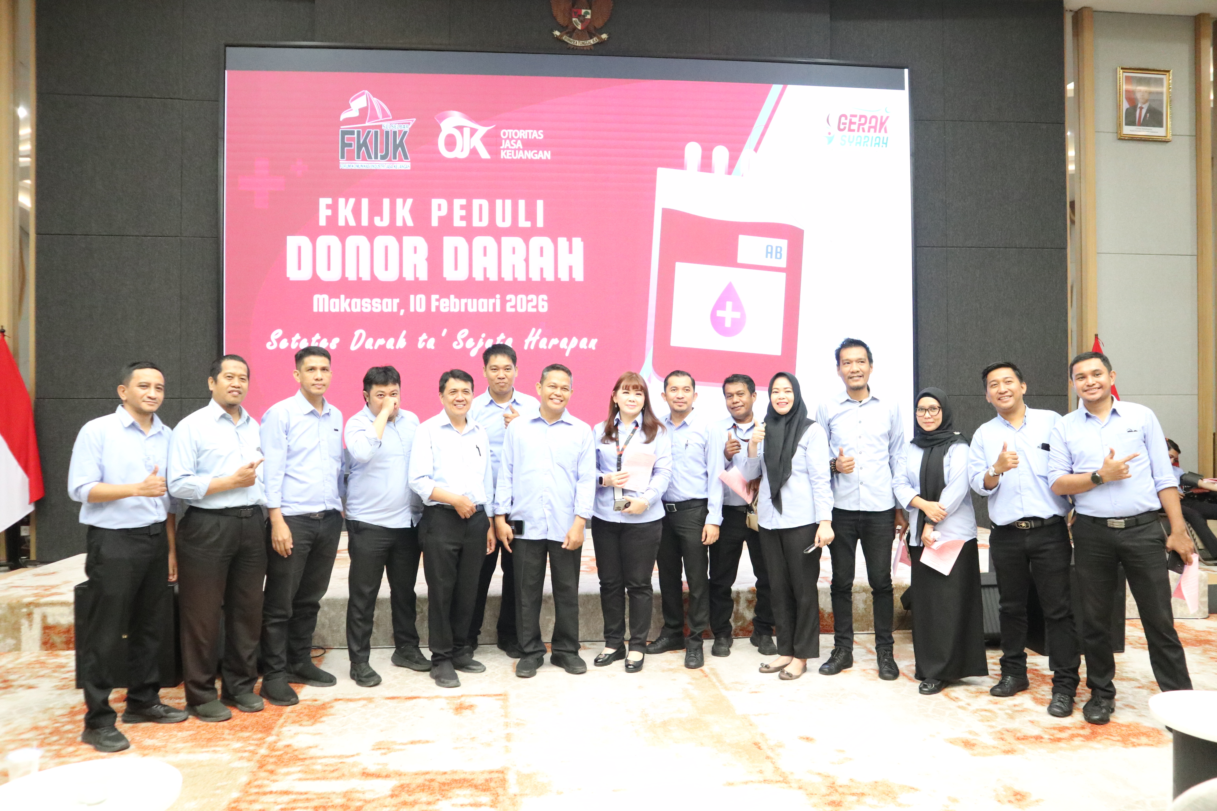 IMG_0393 OJK Kolaborasi FKIJK Sulselbar dan UTD Sulsel Gelar Donor Darah