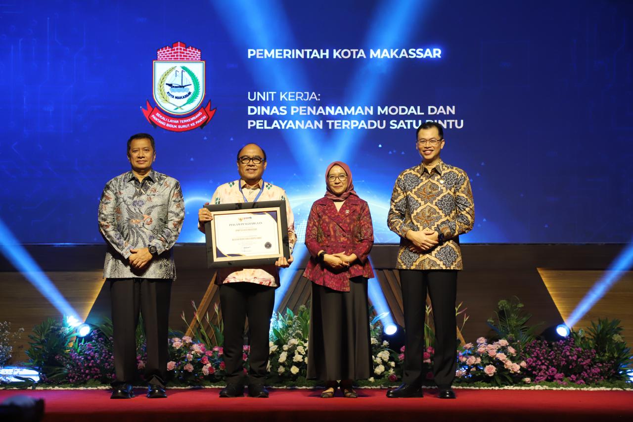  Ukir Sejarah, DPM-PTSP Makassar Raih WBK Menteri PANRB