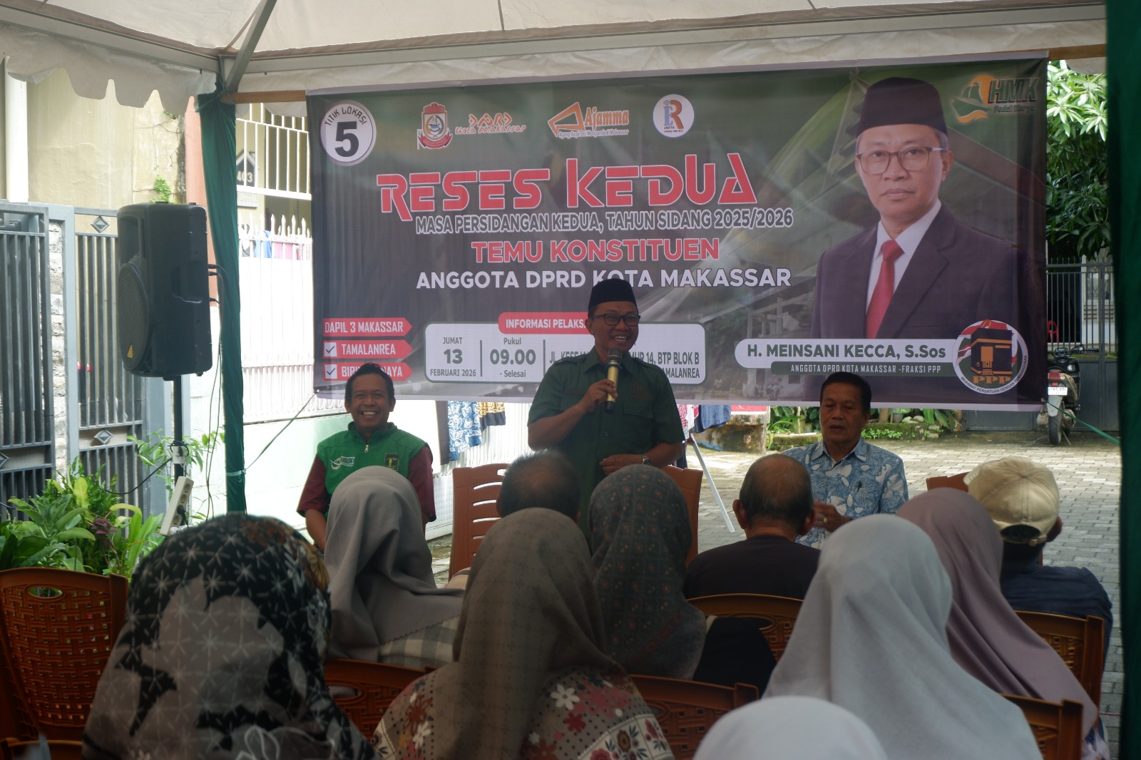 Reses di Buntusu, Meinsani Kecca Terima Keluhan soal Kabel Listrik hingga Sampah