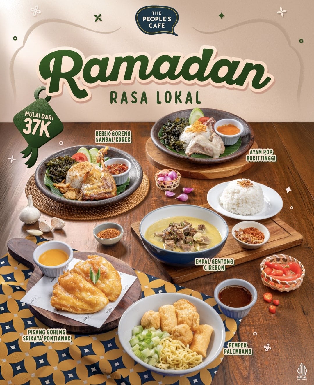 b138cb96-b67d-451a-bd71-eb4e3e3ce7c2 Ramadan Rasa Lokal, Cerita Berbuka dari Berbagai Penjuru Nusantara di The People’s Cafe