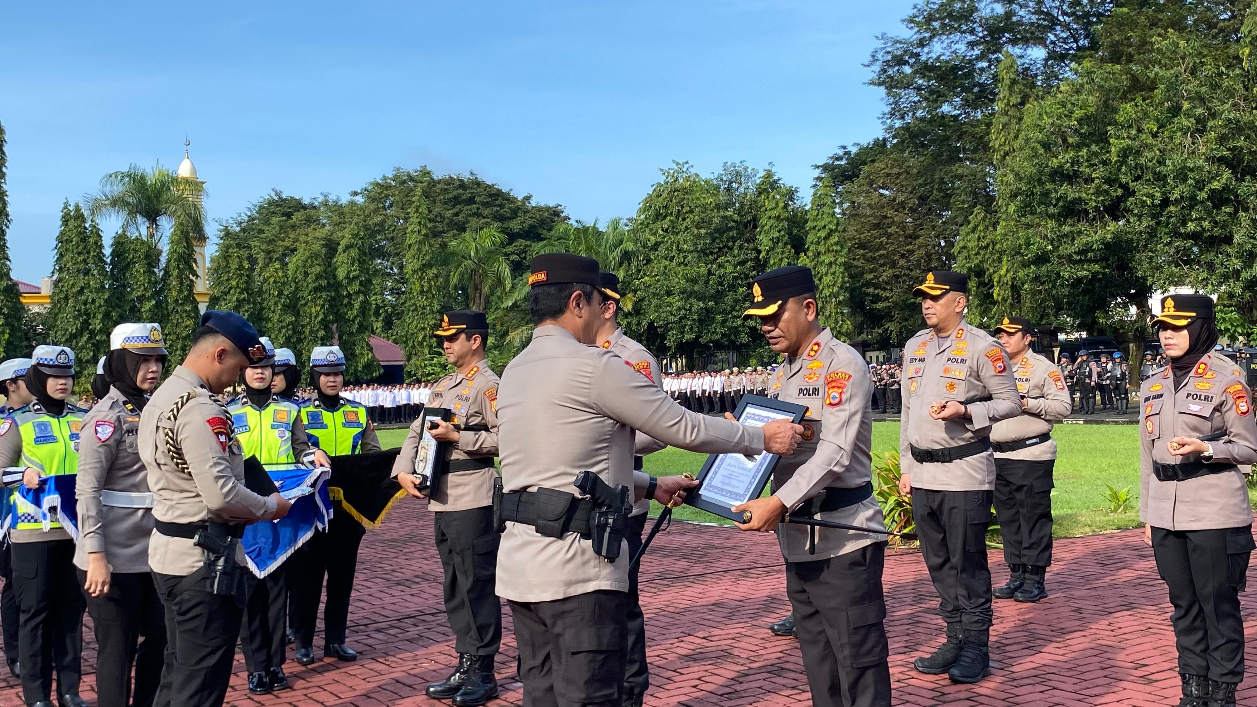 Polres Pangkep Raih Penghargaan Pos Terbaik ke-2, Operasi Ketupat 2026