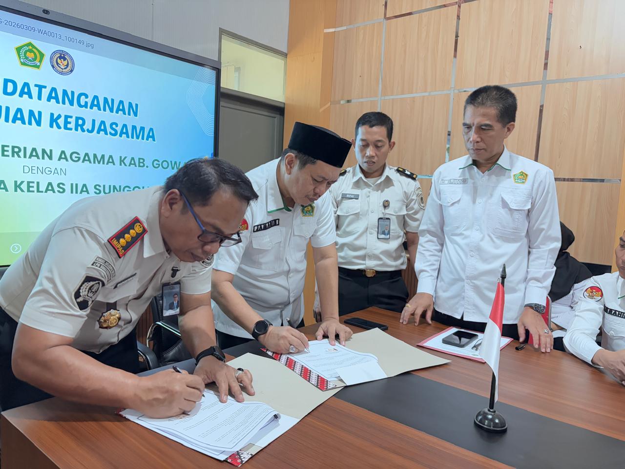 Tingkatkan Pembinaan Keagamaan, Kemenag Gowa Jalin Kerja Sama dengan Lapas Narkotika Sungguminasa