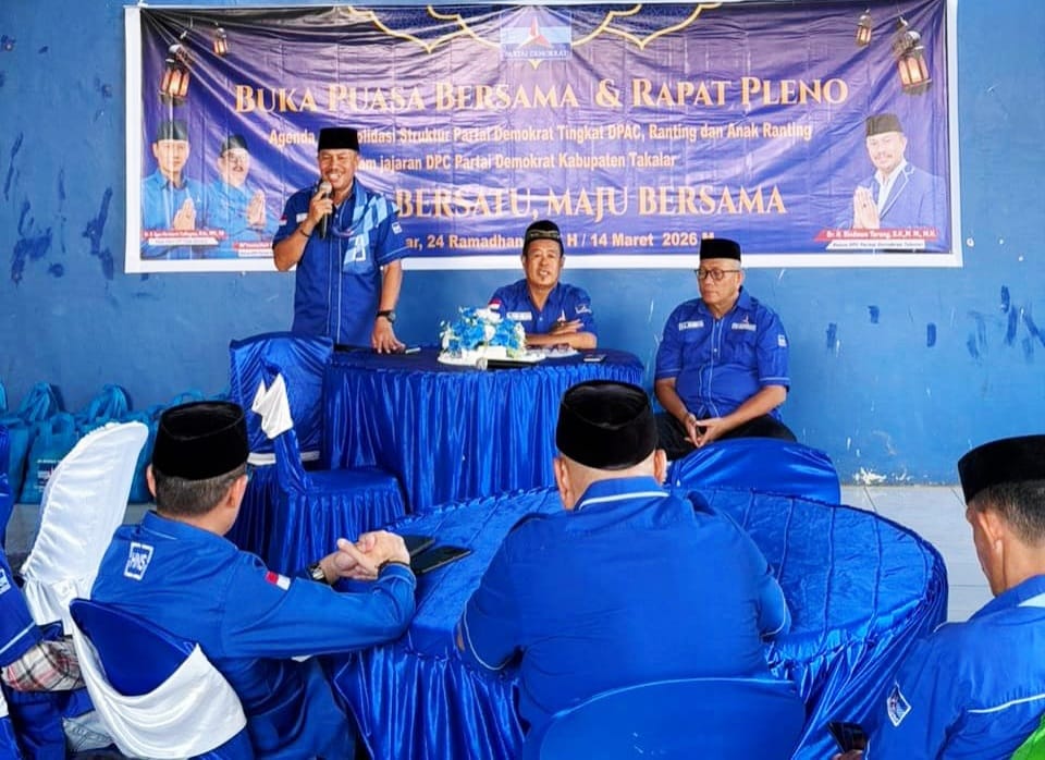 Demokrat Takalar Berbagi dan Buka Puasa Bersama