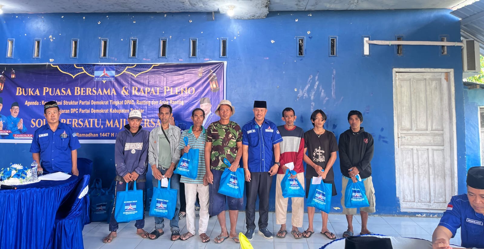 Demokrat Takalar Berbagi dan Buka Puasa Bersama