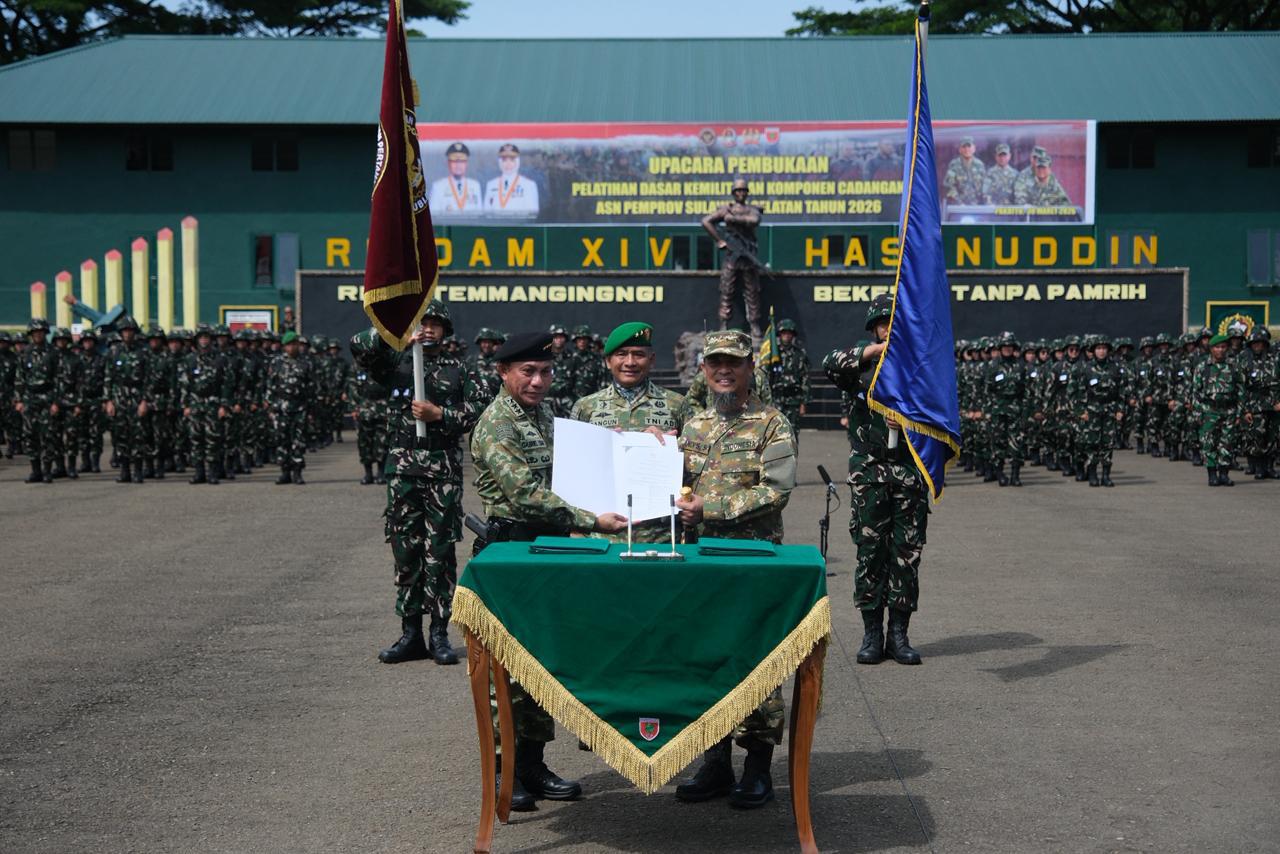 Ikutkan ASN Dalam Latsarmil Komcad, Bupati Gowa Tegaskan Disiplin dan Pengabdian