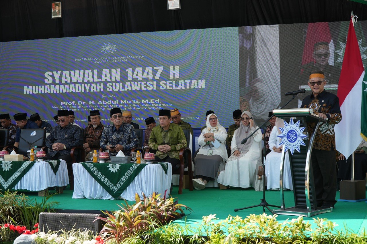 IMG_20260328_130703_415 Syawalan di Muhammadiyah Sulsel, Prof Abdul Mu’ti Tekankan Perbedaan Bukan untuk Dipertengkarkan