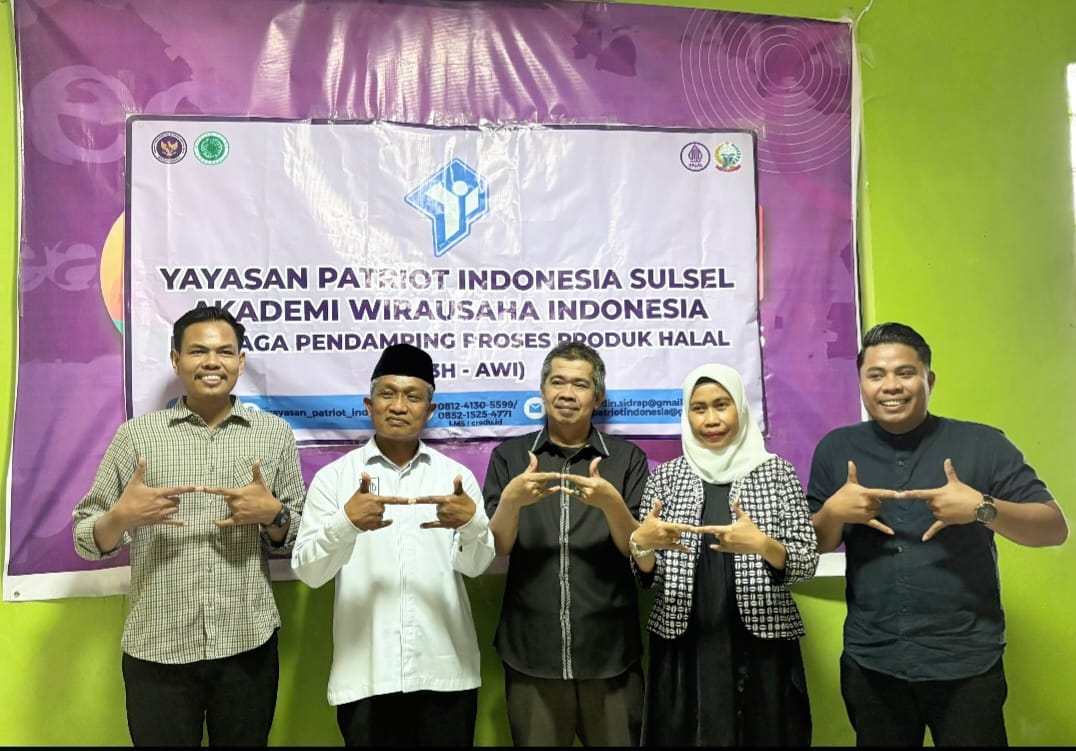 BPJPH Sulsel- LP3H YPI Akademi Wirausaha Indonesia Dorong Percepatan Implementasi Wajib Halal 2026