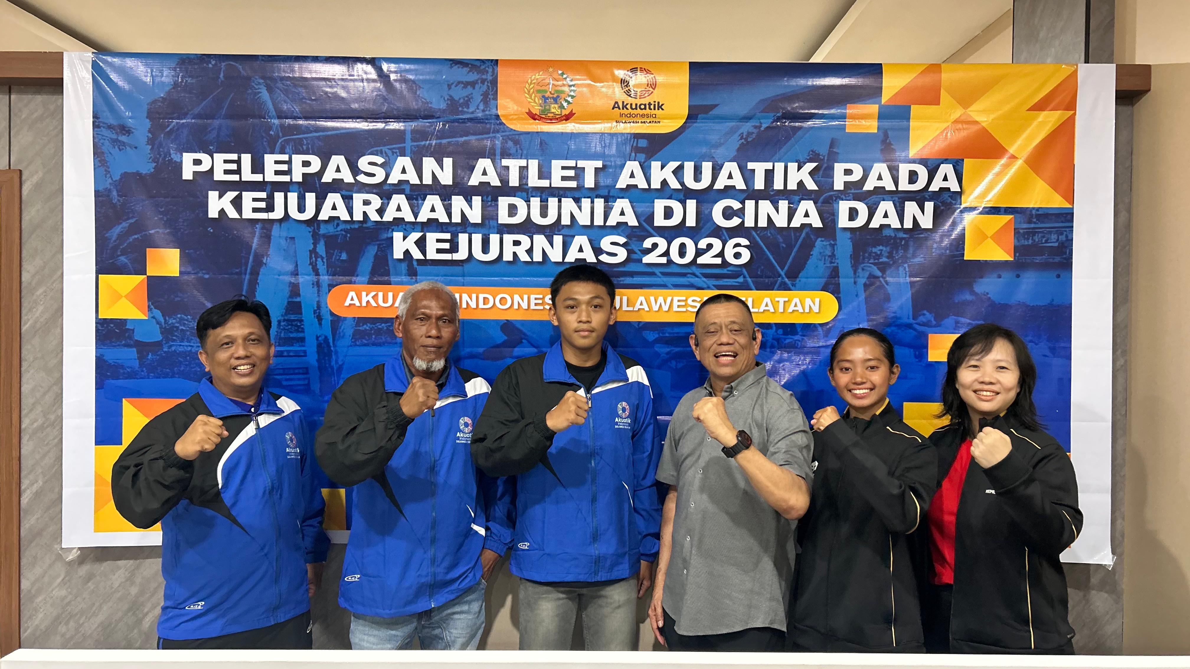 Tanpa Dana Pemerintah, Atlet Akuatik Sulsel Bawa Mimpi Indonesia ke Kejuaraan Dunia di Cina