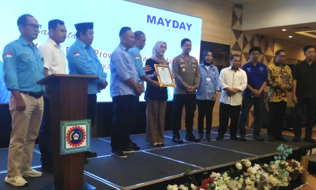 Meriahkan May Day, KSPSI Sulsel Gelar Workshop Ketenagakerjaan, Donor Darah dan Cek Kesehatan Gratis