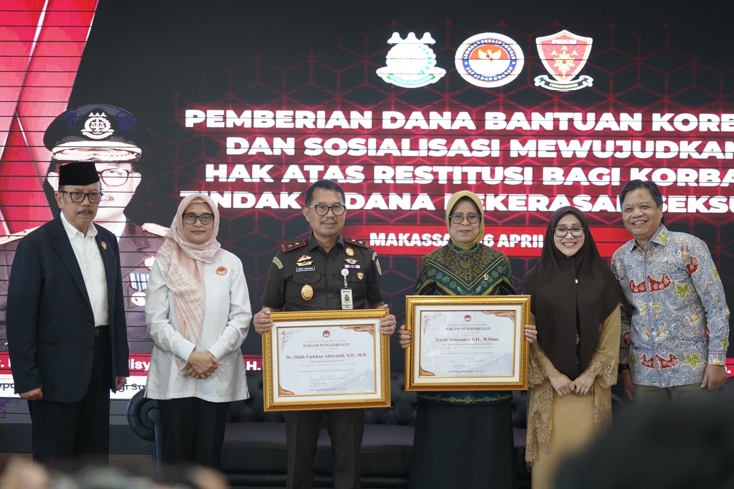 IMG-20260416-WA0047 Pertama di Sulsel, Kejati dan LPSK Salurkan Dana Bantuan Korban TPKS dan Dorong Hak Restitusi
