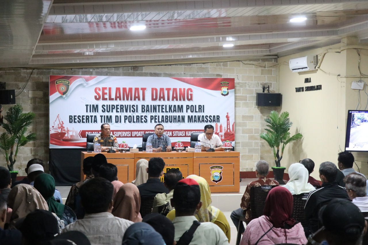 Kunjungan BIK Mabes Polri ke Polres Pelabuhan Makassar, Perkuat Silaturahmi dan Ketertiban Masyarakat