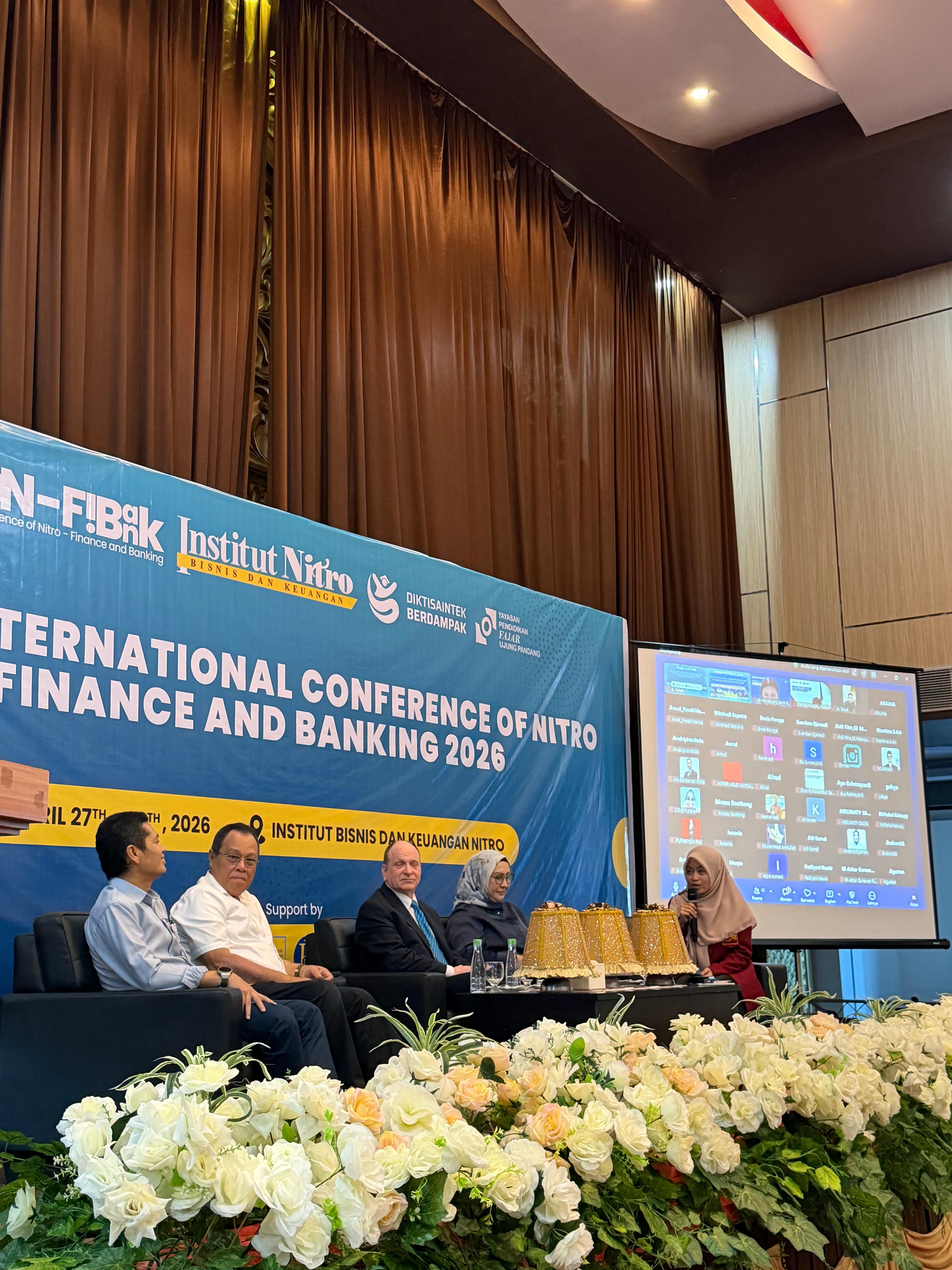 The 2nd International Conference/ ICON Finance and Banking 2026 IBK Nitro Bahas Transformasi Ekonomi Global dan Penguatan Sektor Keuangan dan Perbankan