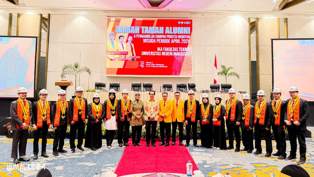 15 Insinyur Baru Ucap Sumpah Profesi di UNM