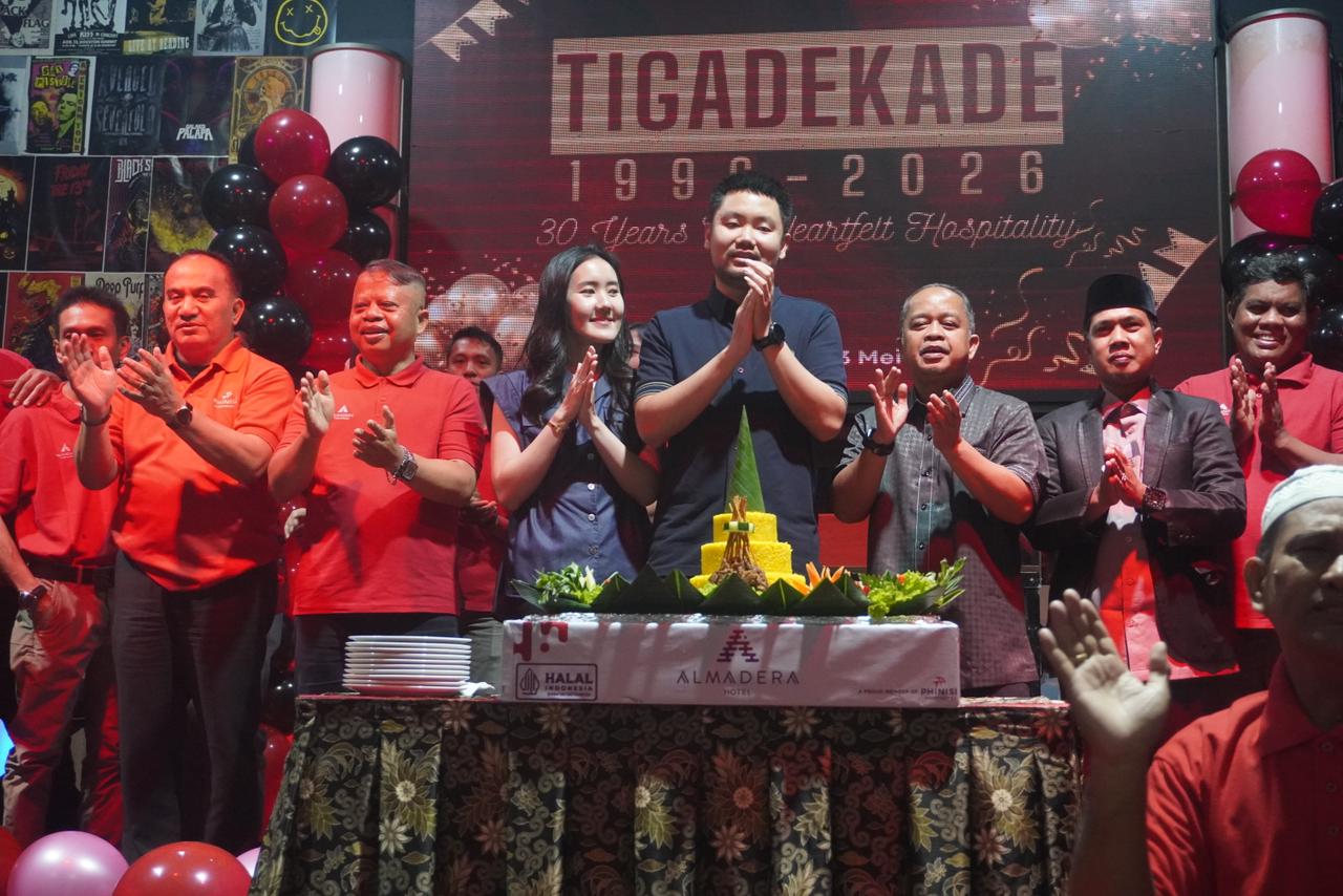 Hotel Almadera Makassar Rayakan Usia ke 30 Tahun, Momentum Semangat Baru Melayani dengan Setulus Hati