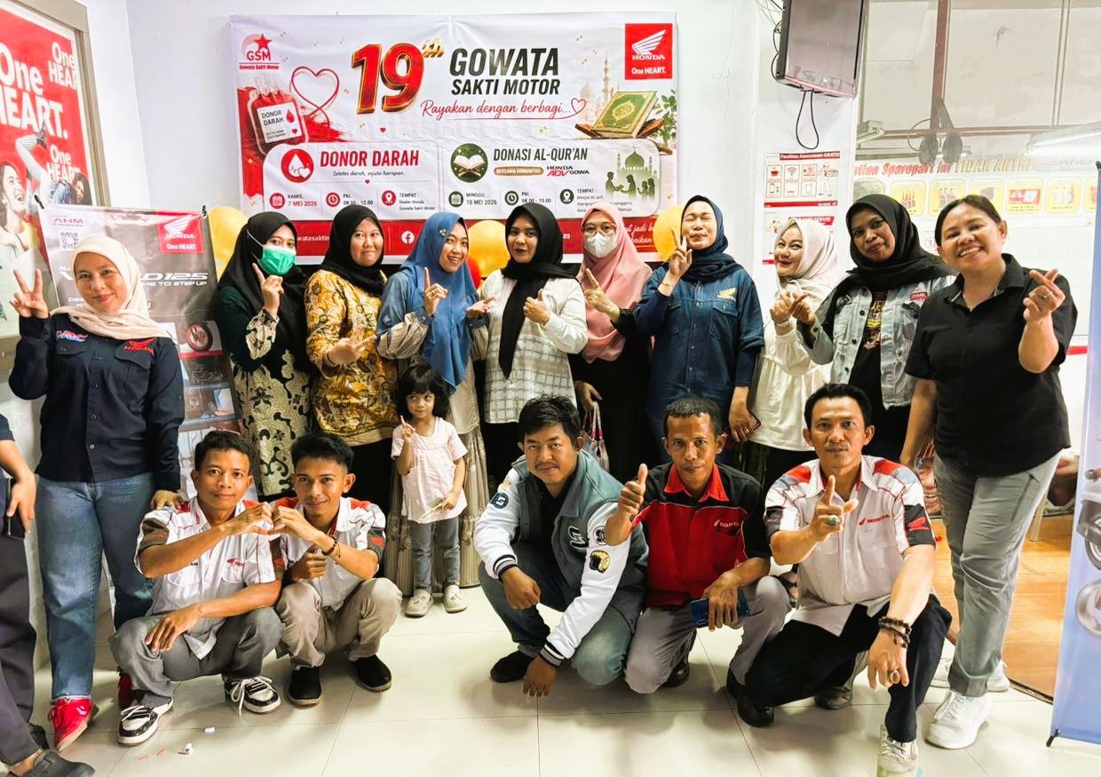 Rayakan Anniversary ke-19, Dealer Gowata Sakti Motor Gelar Donor Darah untuk Masyarakat