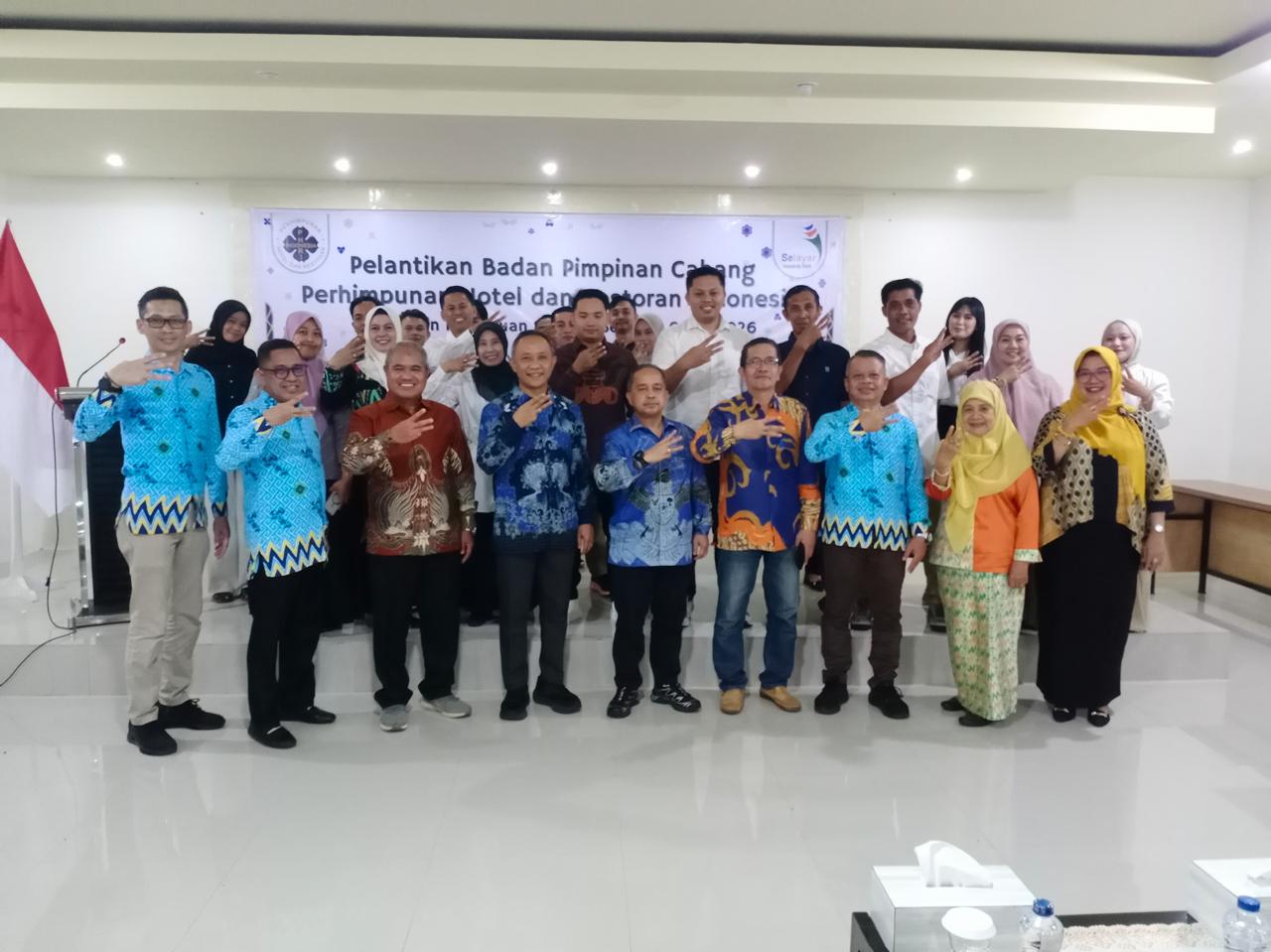 Pengukuhan Pengurus BPC PHRI Kepulauan Selayar Periode Baru, Dorong Penguatan SDM dan Pariwisata Daerah