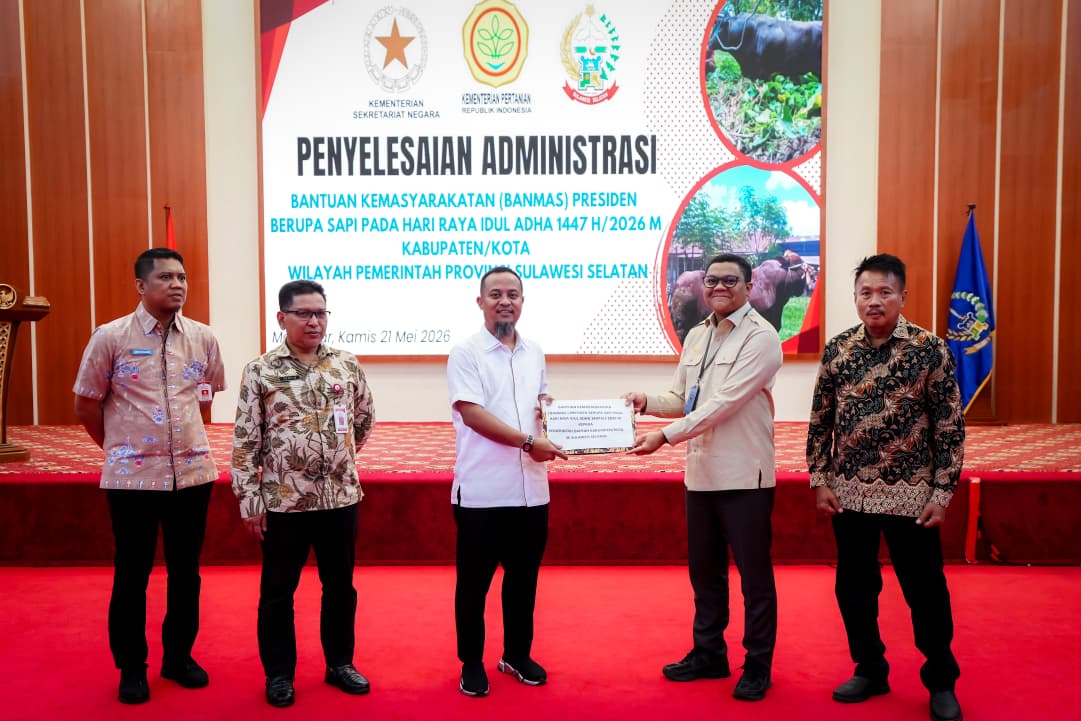 IMG-20260522-WA0007 Sulsel Kebagian 25 Sapi Kurban Presiden Prabowo, Gubernur: Akan Disalurkan ke Wilayah Prioritas