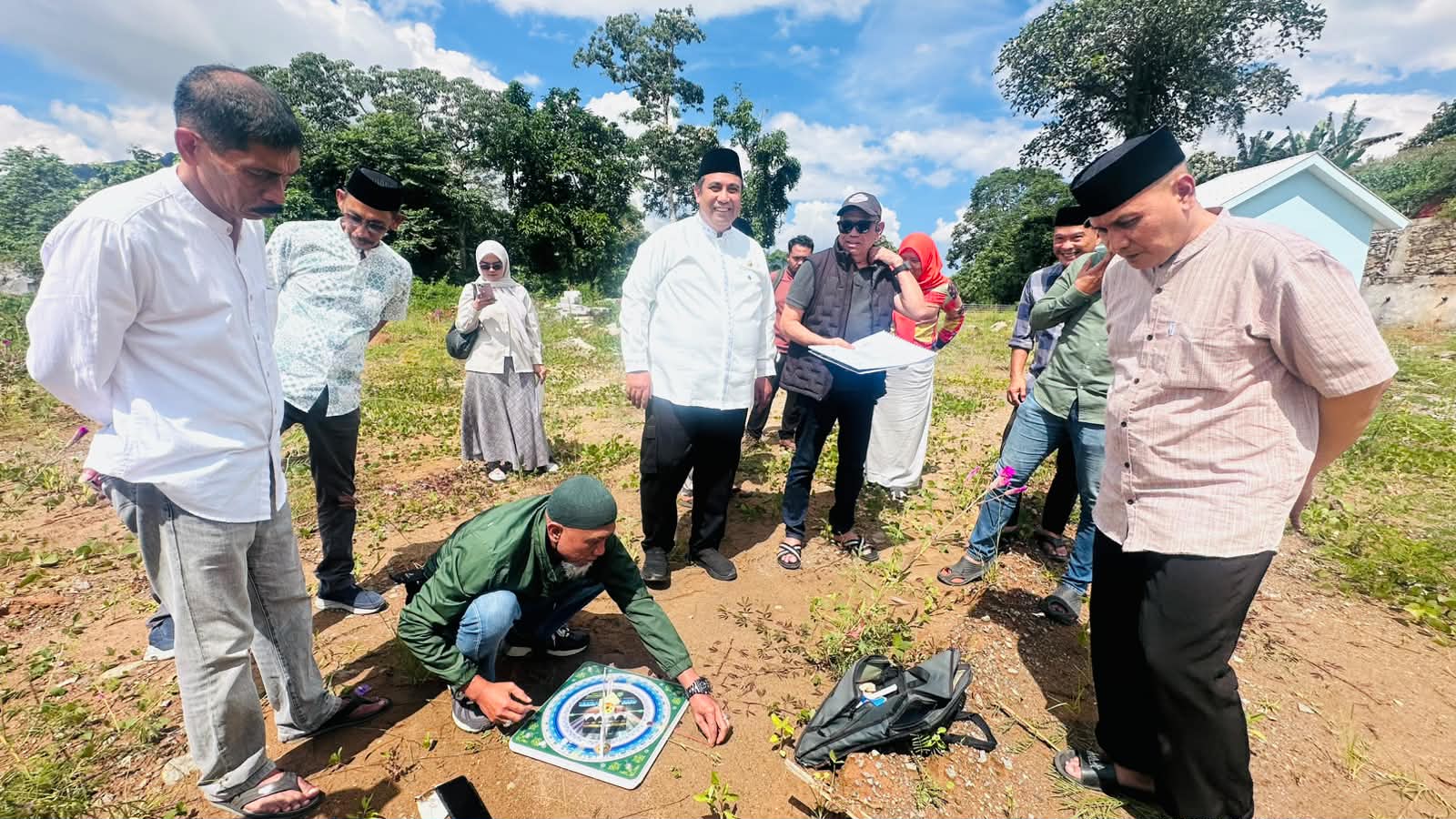 IMG-20260529-WA0113 Bupati Maros Turun Ukur Arah Kiblat, Masjid RS Camba Segera Dibangun