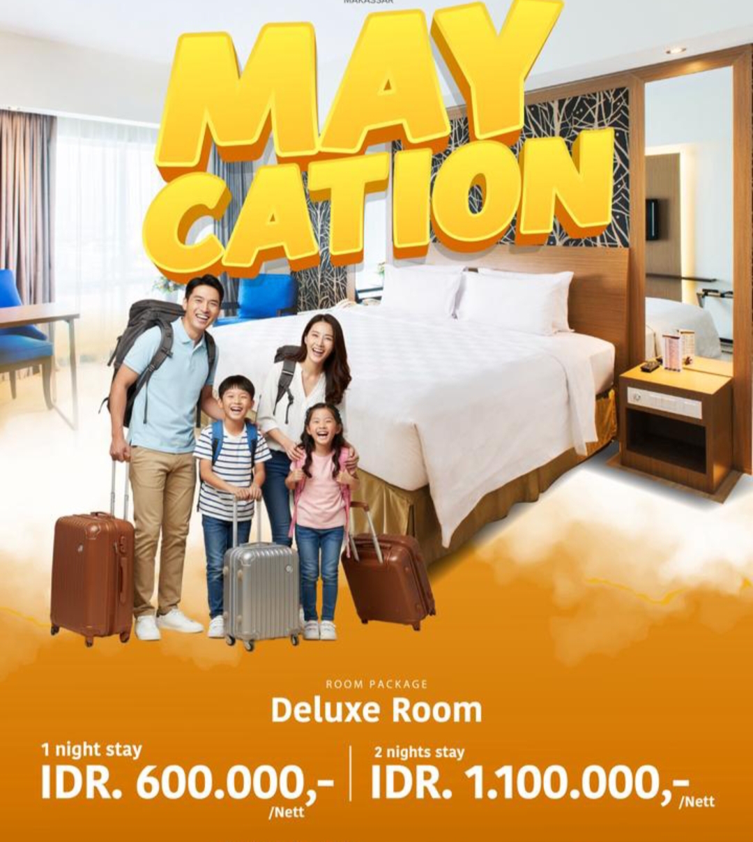 Promo “Maycation” Hadir di Claro Makassar, Tawarkan Paket Menginap Mulai Rp600 Ribu