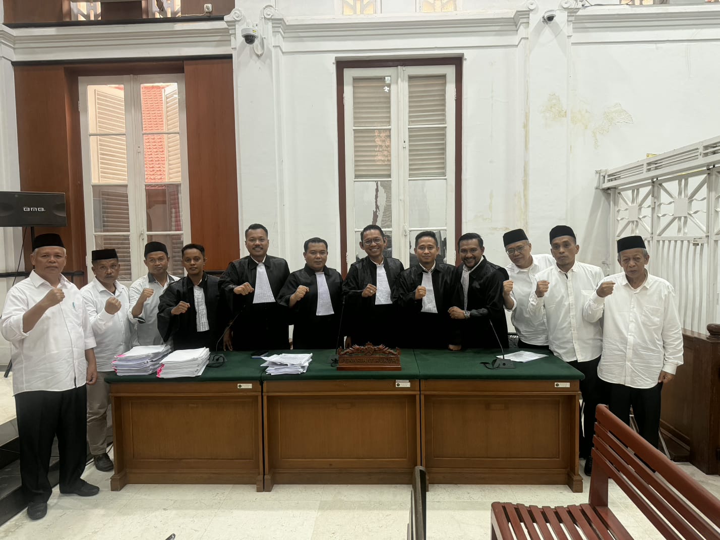 Tim Advokat para Terdakwa Bacakan Pledoi BAZNAS Enrekang