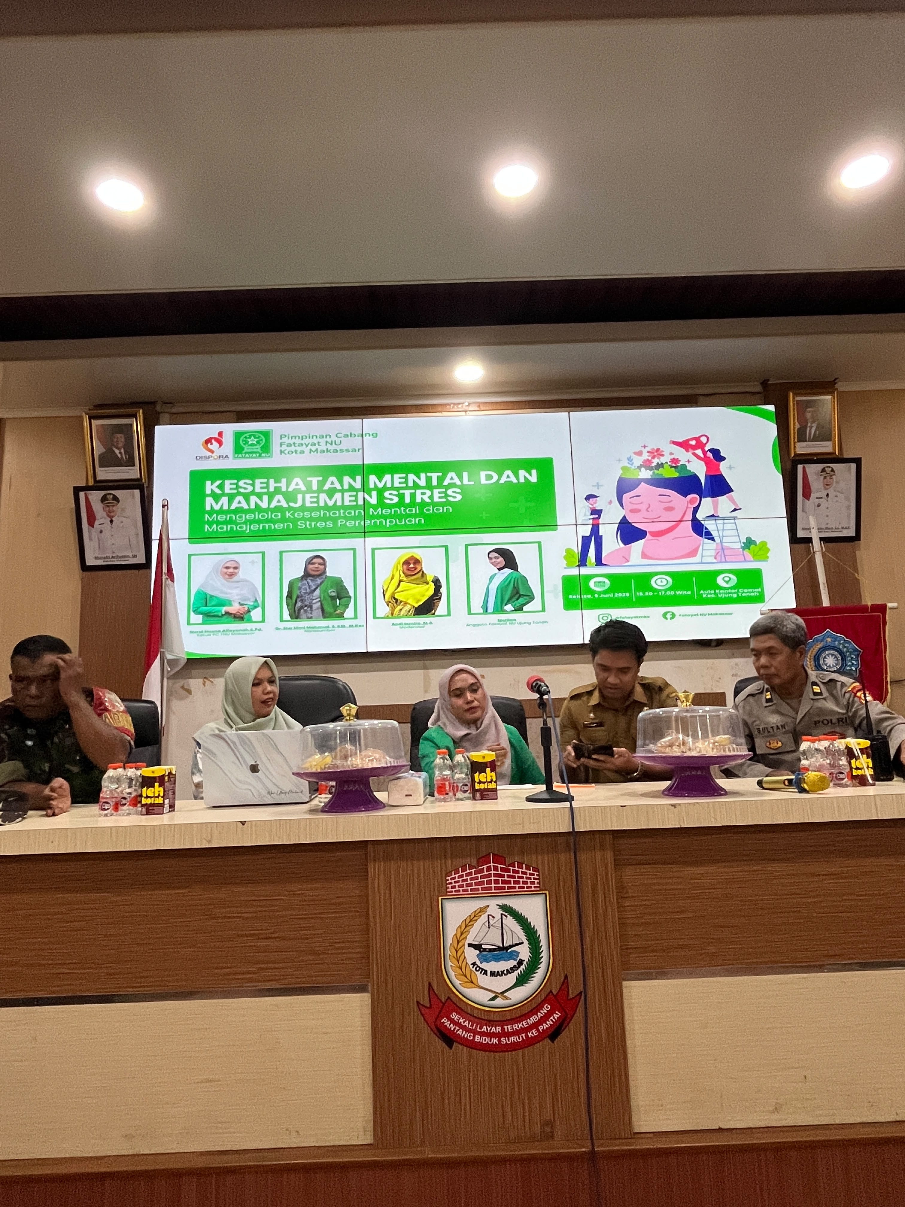 Atasi Fenomena Stres Gen Z, PAC Fatayat NU Ujung Tanah Gelar Seminar Kesehatan Mental