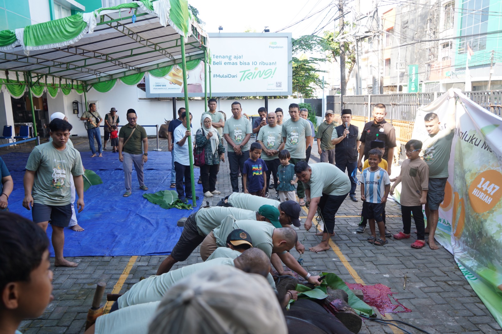 PT Pegadaian Kanwil VI Sulselbarra Maluku Salurkan Bantuan Sedekah Hewani pada Perayaan Iduladha 1447 H