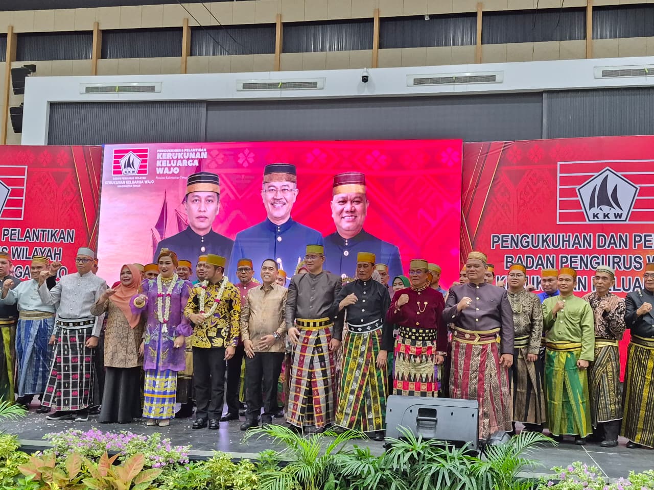 Bupati Wajo Hadiri Pengukuhan BPW KKW Kaltim