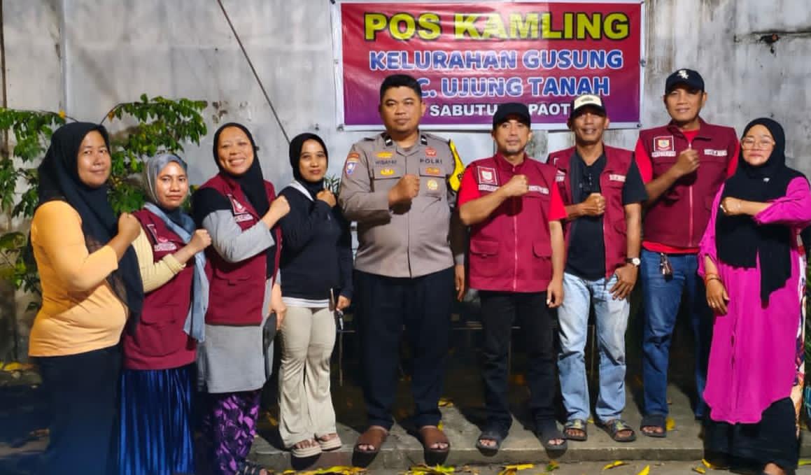 Bhabinkamtibmas Gusung Gandeng RT/RW, Linmas dan FKPM Jaga Keamanan Wilayah